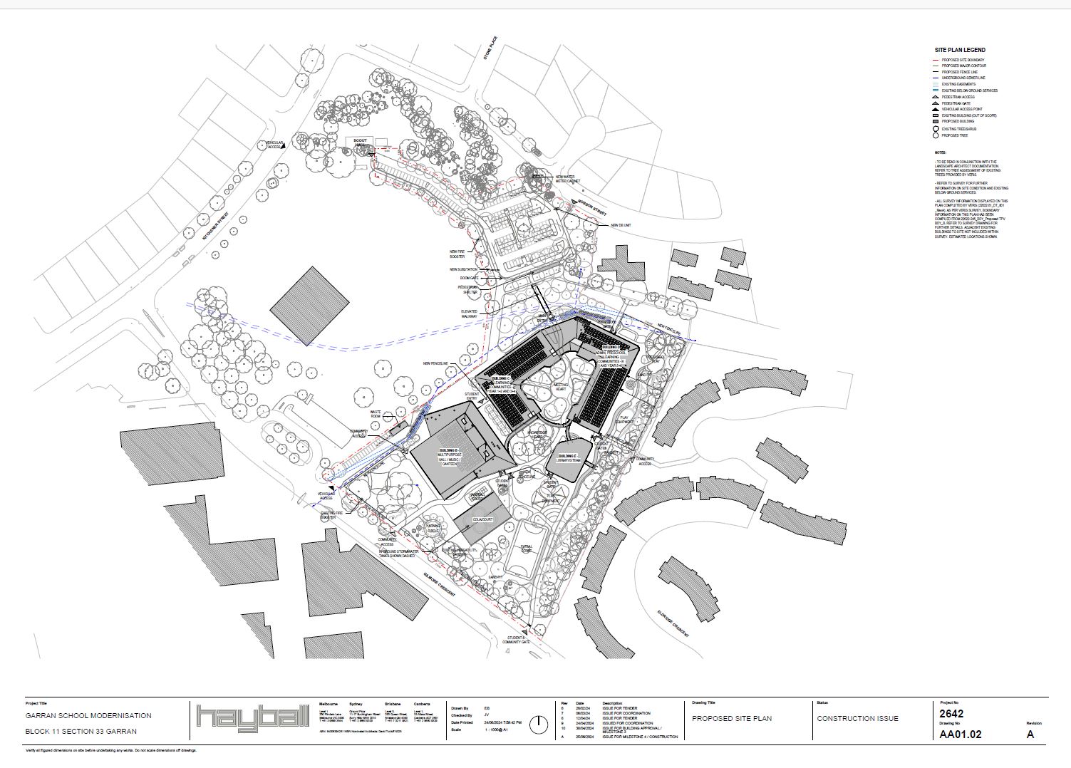 site plan Garran PS 2024